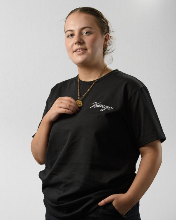 Heavyweight Black T-shirt - Image 3