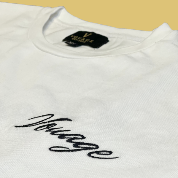 Heavyweight White T-shirt - Image 4