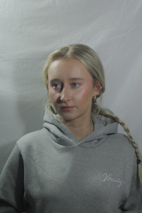 Heavyweight Grey Hoodie - Image 2