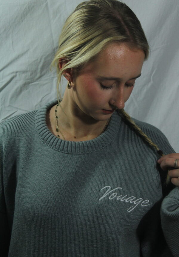 Heavyweight Grey Knitted Jumper