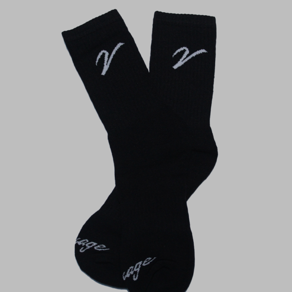 Black Crew Vouage Socks - Image 2