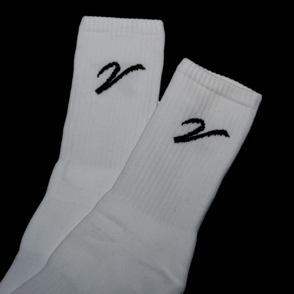 White Crew Vouage Socks - Image 2