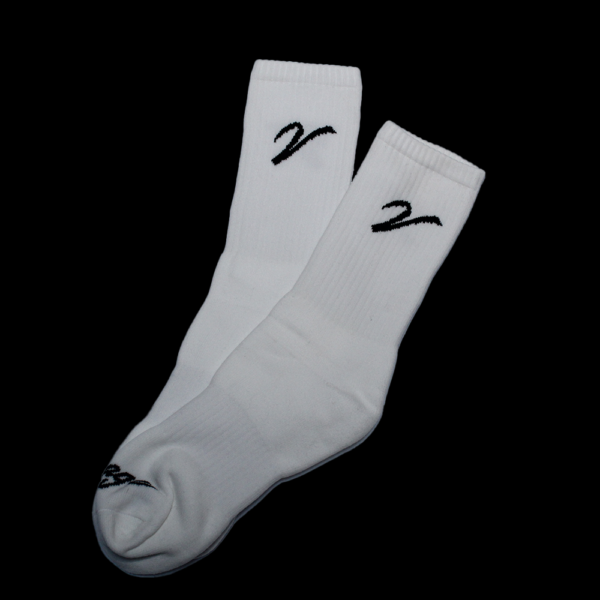 White Crew Vouage Socks - Image 3